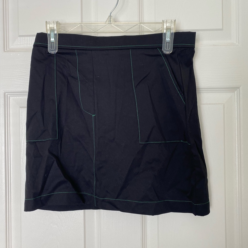 Black 2-piece skirt set (size L). Never warn